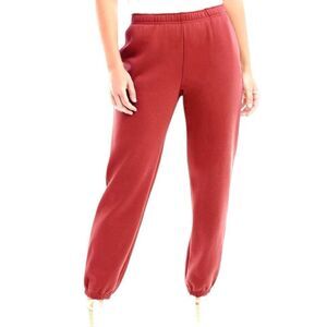 Champion Women's Fleece Jogger Color: Redwood Red - Size XXL